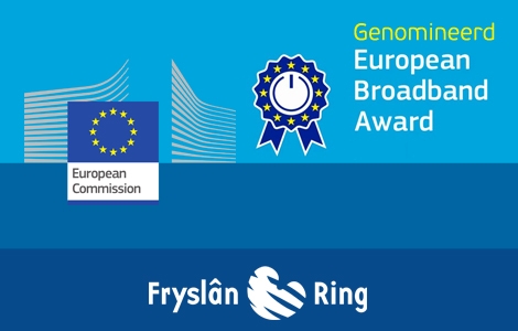 Fryslânring genomineerd voor Europese Breedbandprijs